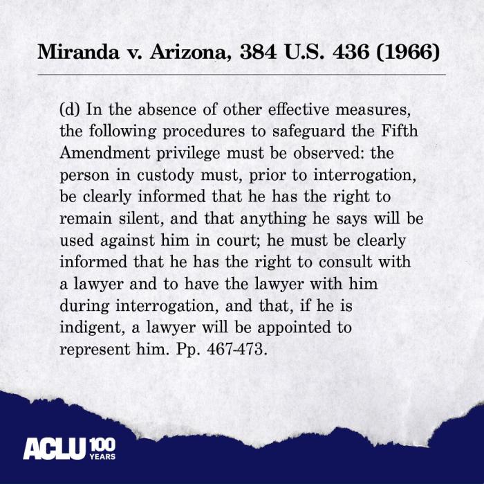 Miranda v. arizona icivics answer key