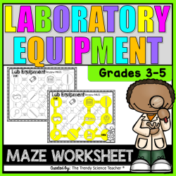 Lab safety symbols review maze