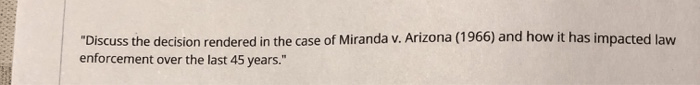 Miranda v. arizona icivics answer key