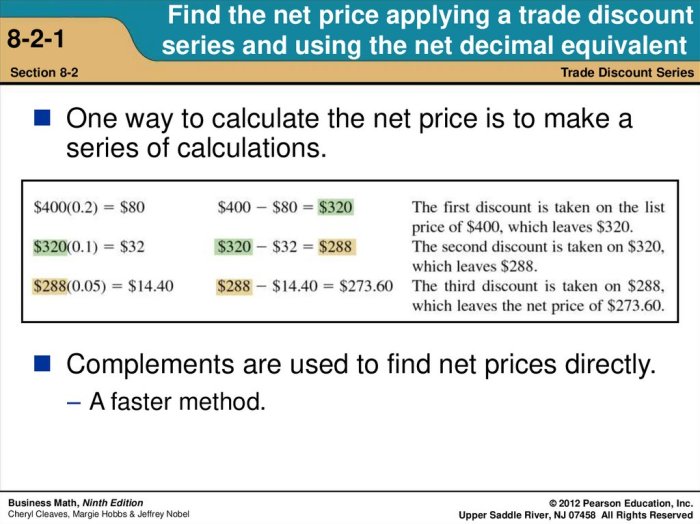 Discount trade